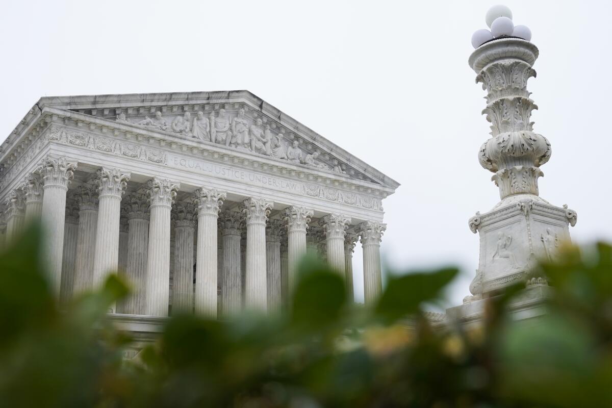 View of the U.S. Supreme Court.
