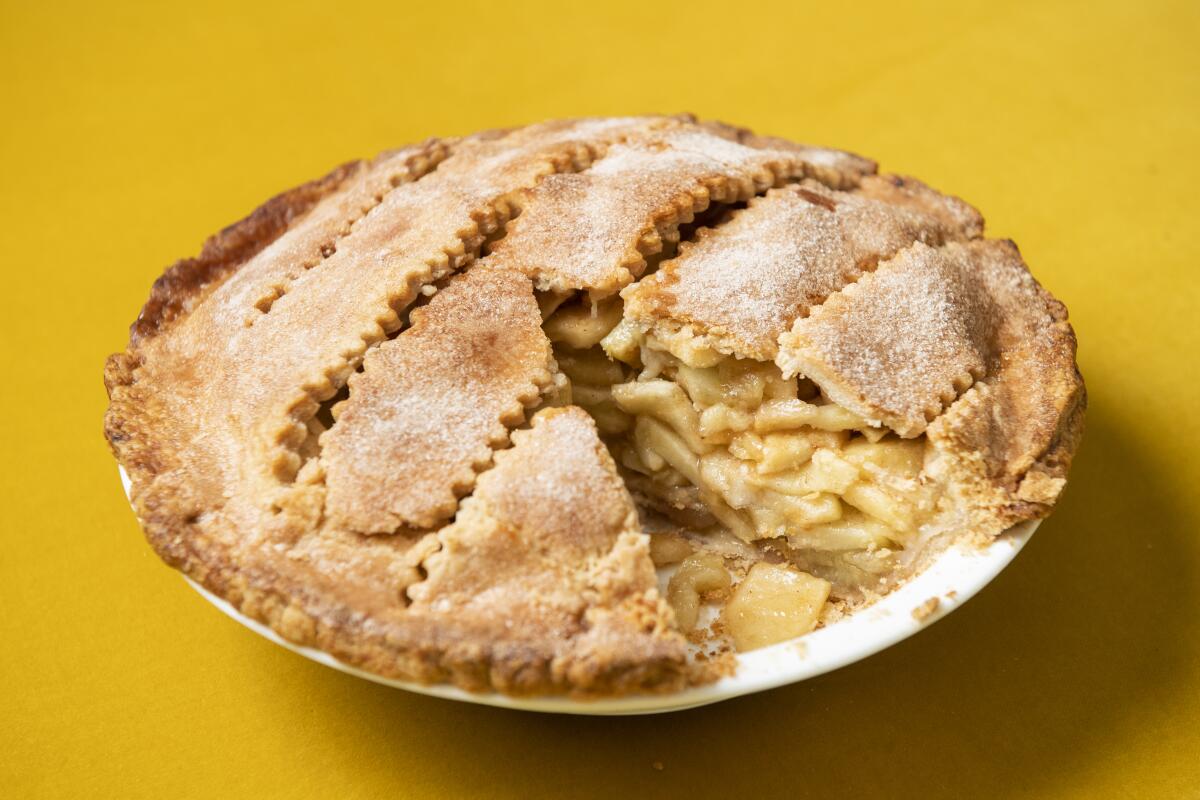 A well-worn food-oriented cliché: "American as apple pie."