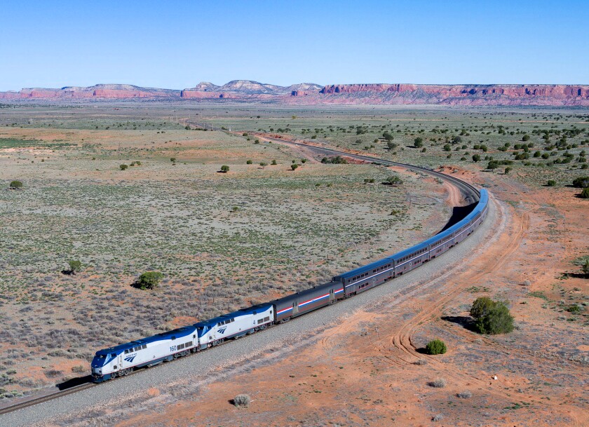 Amtrak #4 at North Guam, NM