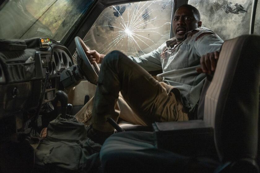 Idris Elba in the movie "Beast."