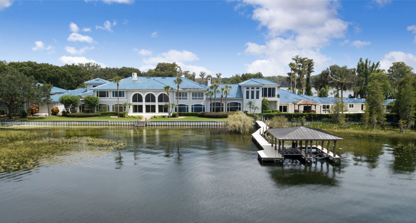 Shaq's Florida estate: the dock