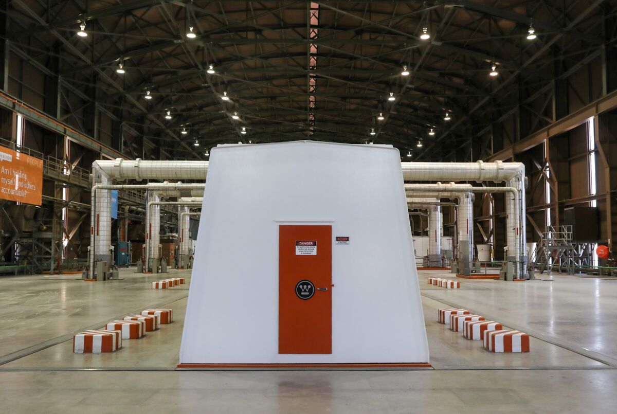 One of two turbine-generator units at Diablo Canyon.