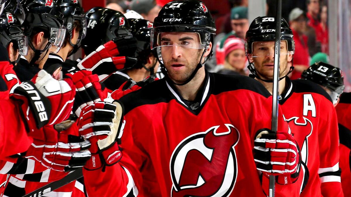 Kyle Palmieri will face his former squad when the New Jersey Devils play host to the Anaheim Ducks on Saturday.