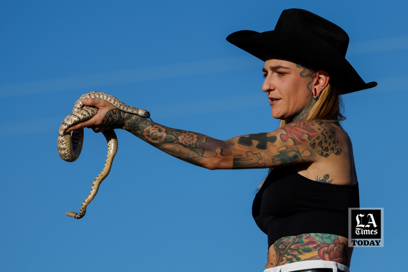LA Times Today: Joshua Tree’s celebrity rattlesnake wrangler wants to change how you see reptiles