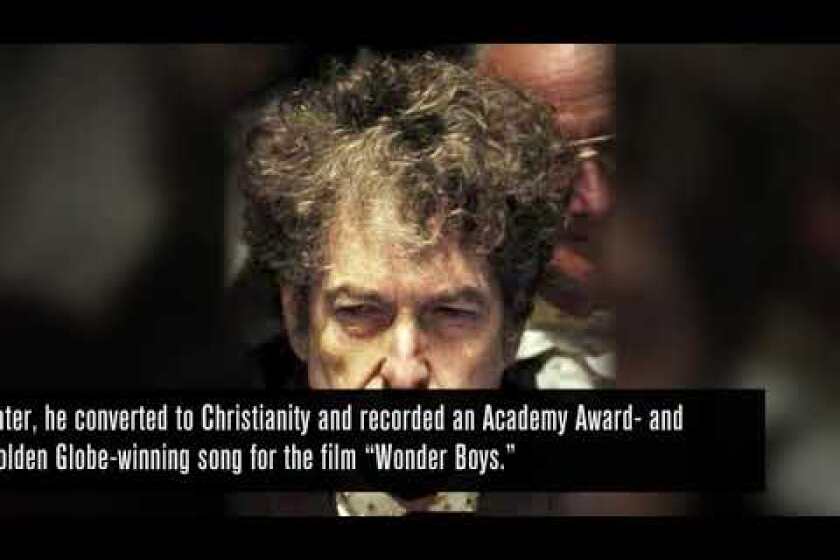 Bob Dylan wins the Nobel Prize in literature