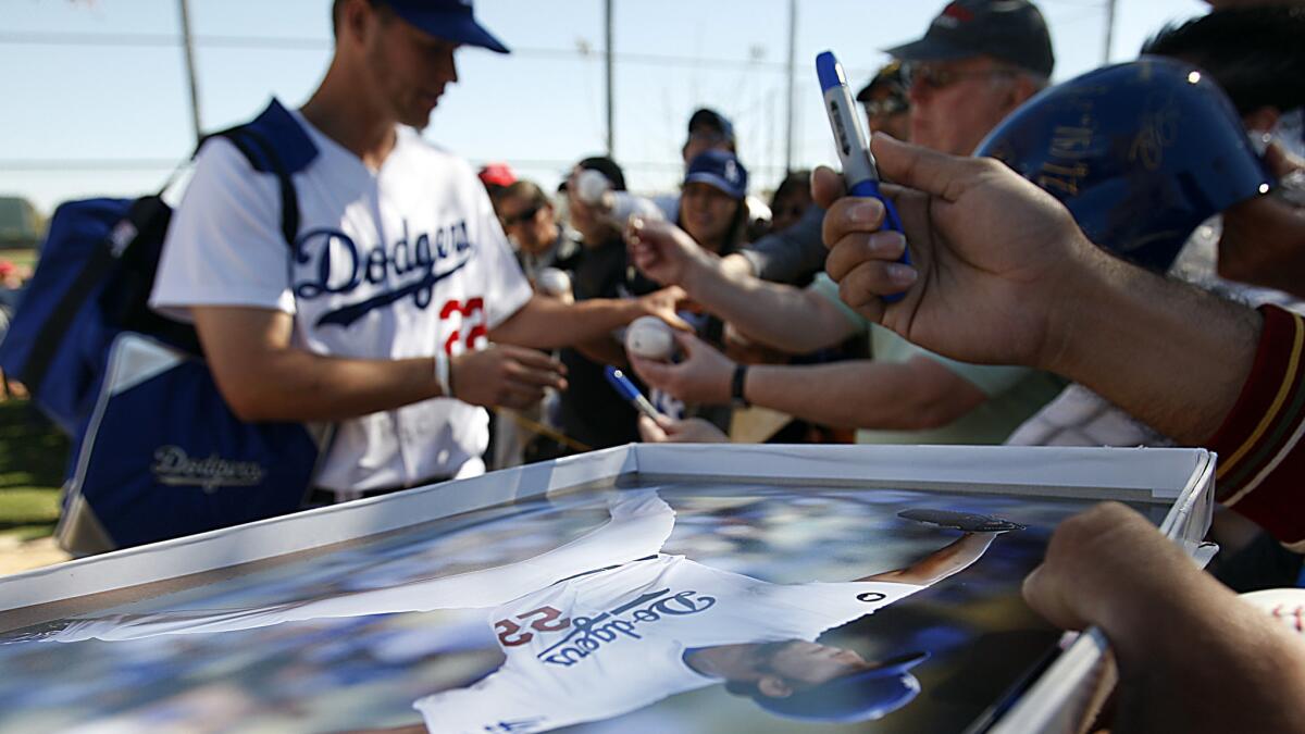Looking for a Clayton Kershaw autograph? Dodgerfest could be just the opportunity for you.