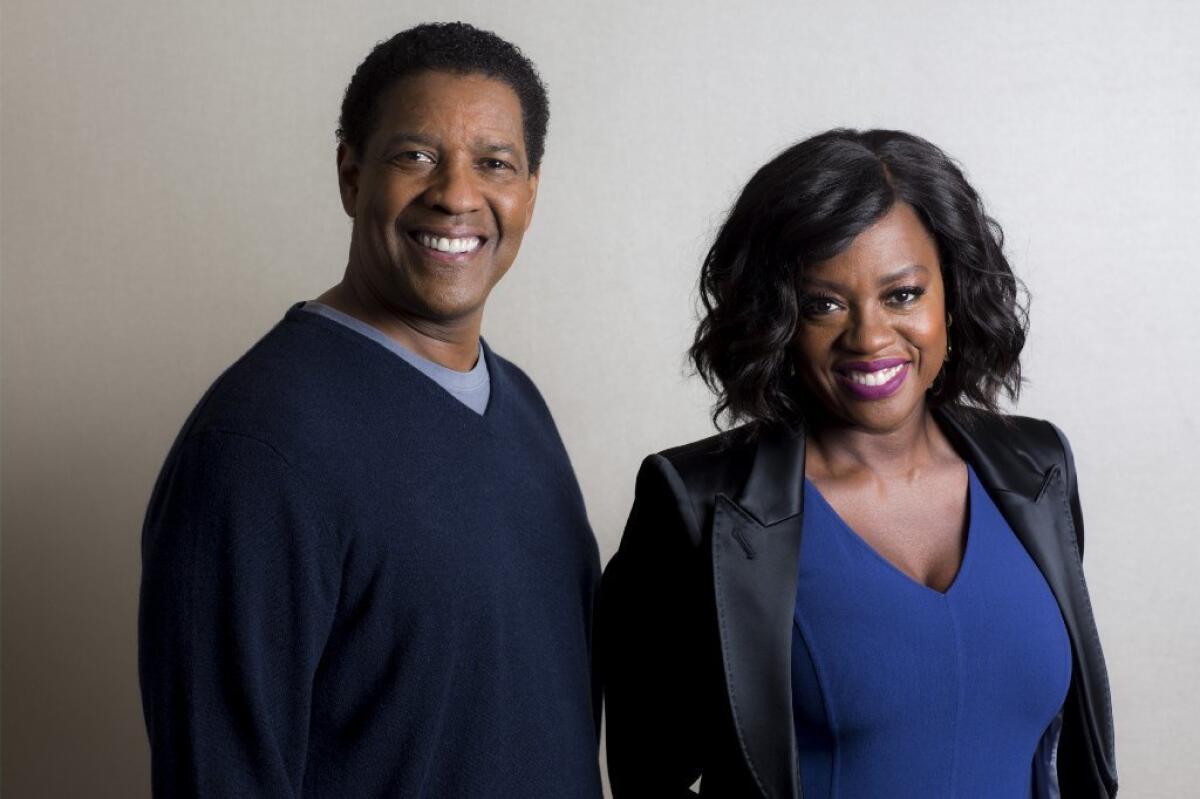 For "Fences," say Denzel Washington and Viola Davis, they had to show the love and joy before they could drop in the tremendous pain.