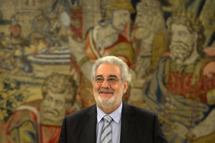 Placido Domingo, shown in Madrid in July, recently presided over his annual Operalia competition in Verona, Italy.