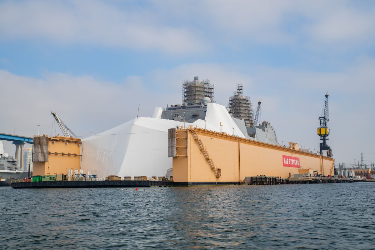 BAE's San Diego shipyard will get an 11M makeover The San Diego