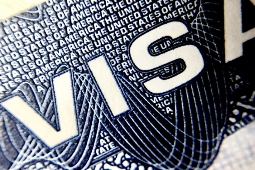 H1-B visas are less used by startups because larger, established companies have an advantage.