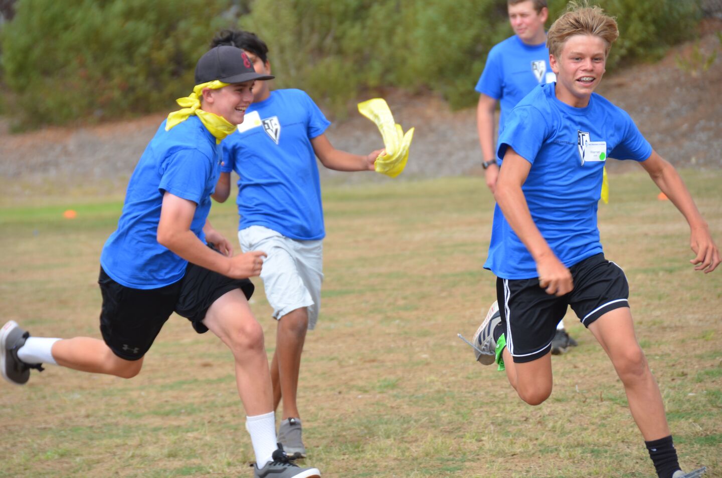 “Capture the Flag” participants in action.