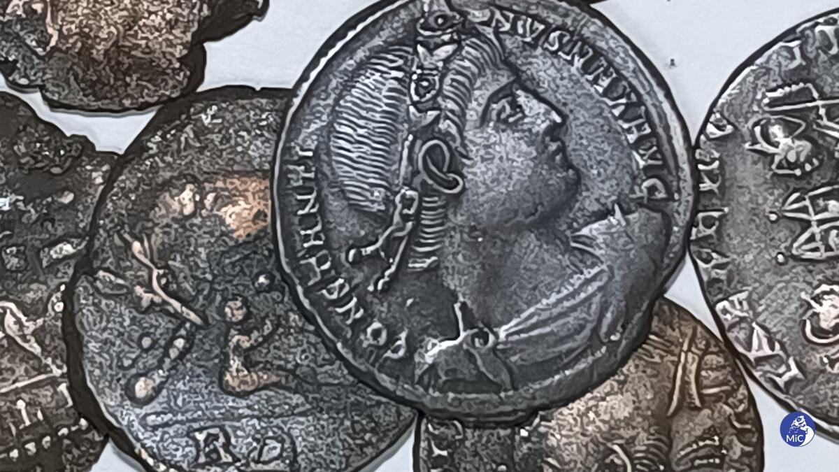 Ancient bronze coins