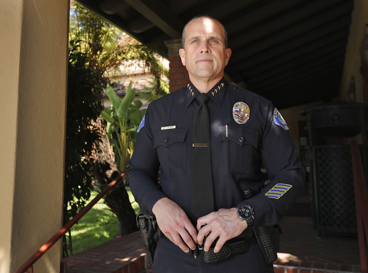 Jeff Calvert Laguna Beach removes interim tag on police chief Jeff Calvert - Los ...