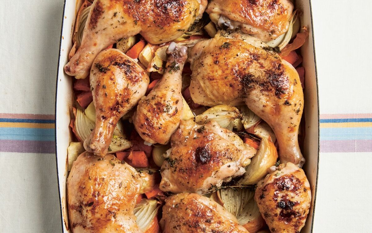 Roast Chicken With Thyme and Honey