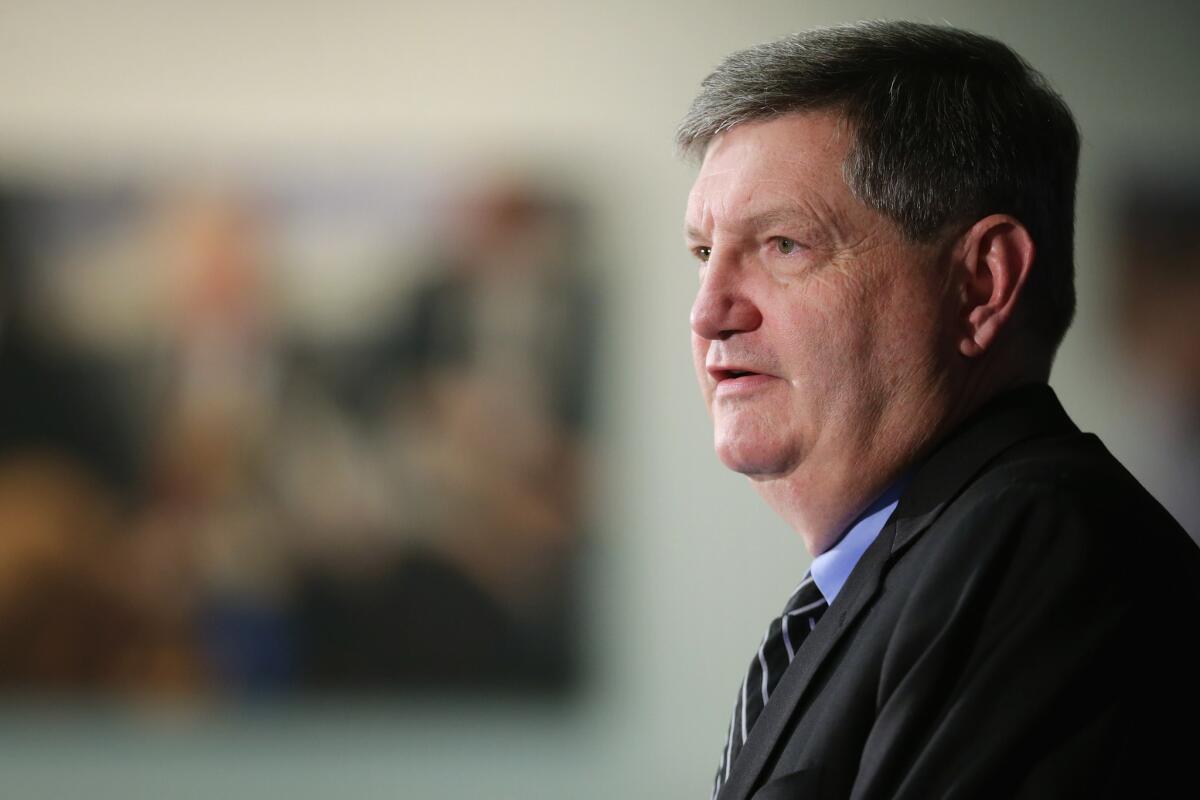 New York Times reporter James Risen answers questions during a news conference in August in Washington, D.C.