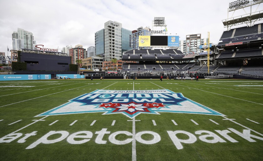 The SDCCU Holiday Bowl is scheduled to be played at Petco Park, where it was to debut last year before game-day cancellation.