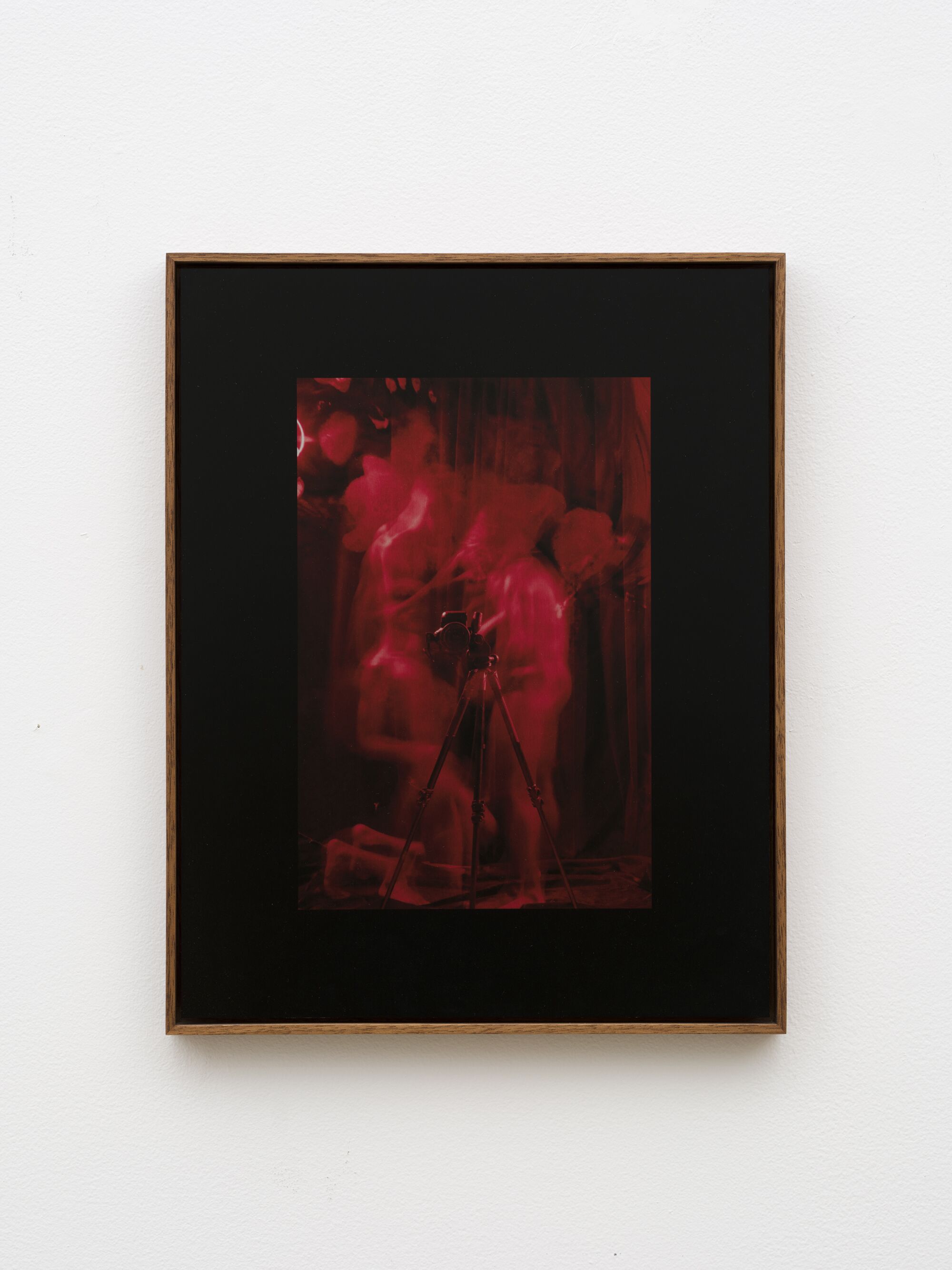 Dark Room Studio "red light" series by Paul Sepuya. Dark Room Studio Mirror (0X5A5668), 2021, dye sublimation print, 11 x 14