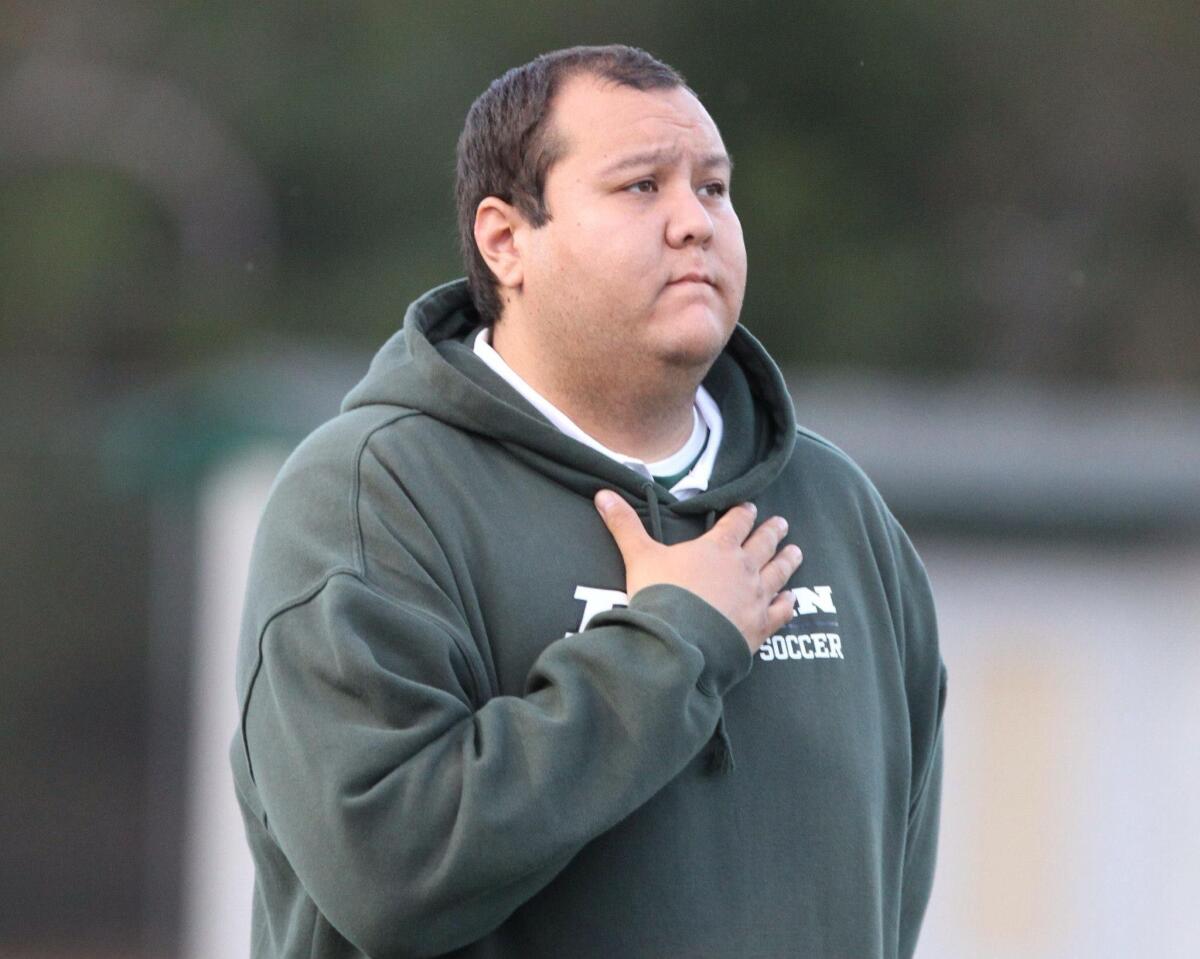Aaron Jaffe was named the new Poway High varsity girls soccer head coach. He spent a year as a volunteer coach for the Titans' boys varsity team.