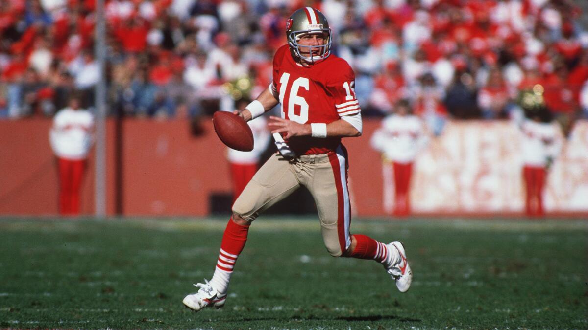 Joe Montana gets a street named for him, but there's always a catch - Los  Angeles Times