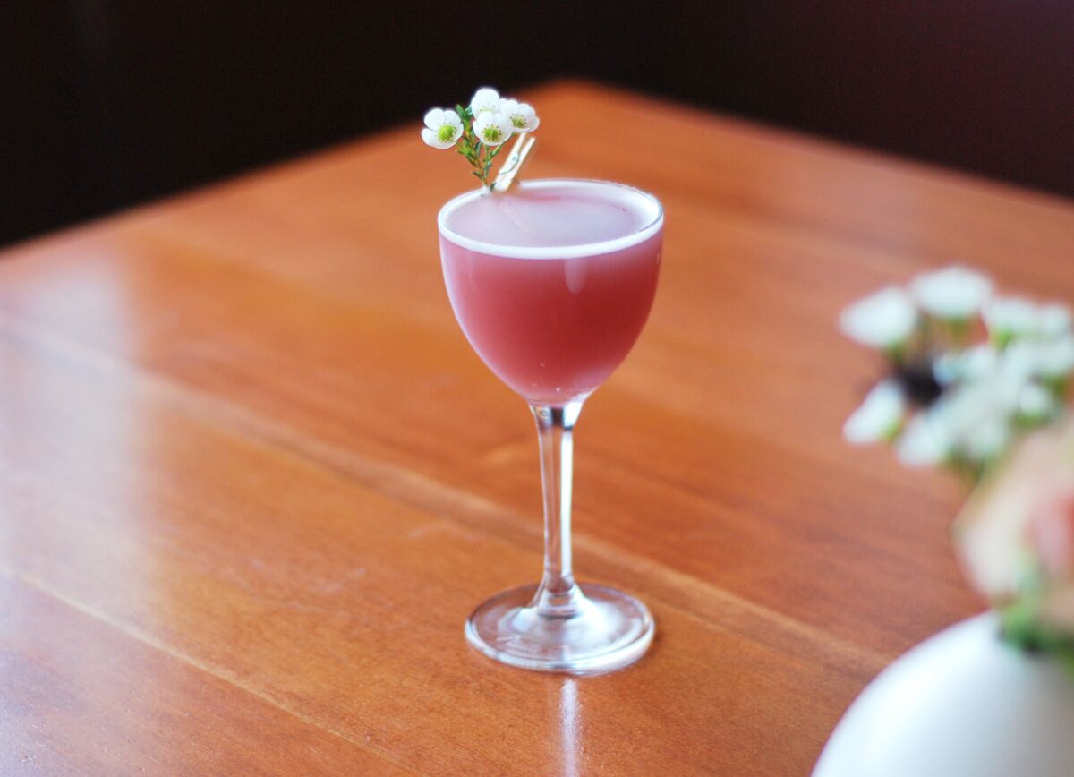 Saint Balthazar, one of Madison on Park's new cocktails which uses frankincense essential oil.