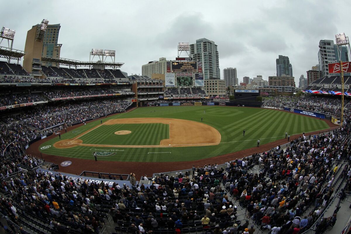 Petco Park has yet to host any games this year.