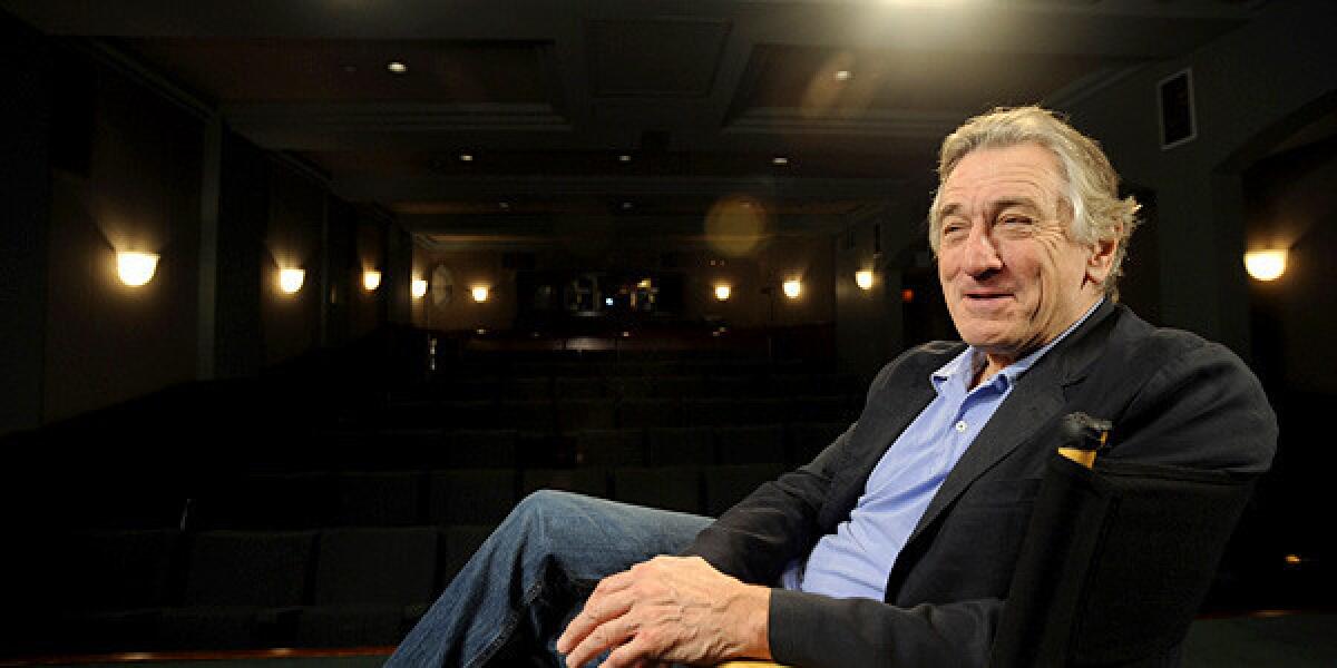 Actor Robert De Niro is nominated for an Oscar for his role in "Silver Linings Playbook."