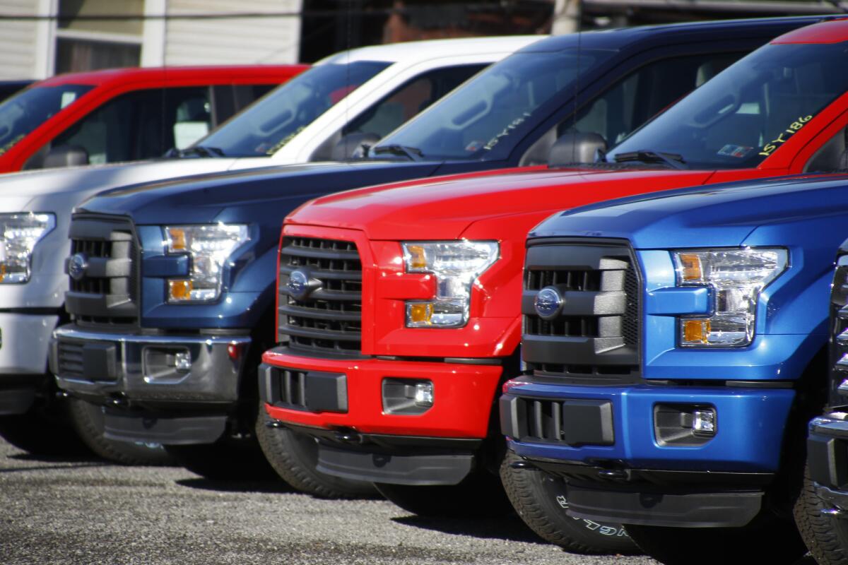 The Ford F-Series pickup truck is the top-selling vehicle in the U.S.