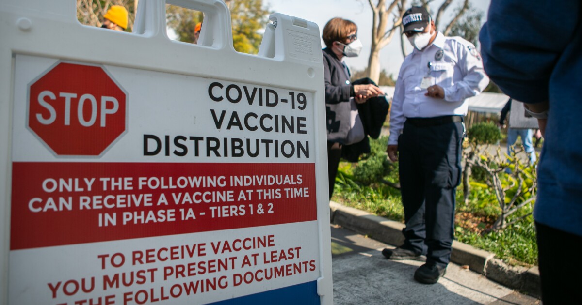 California adds millions to COVID-19 vaccine admissions list