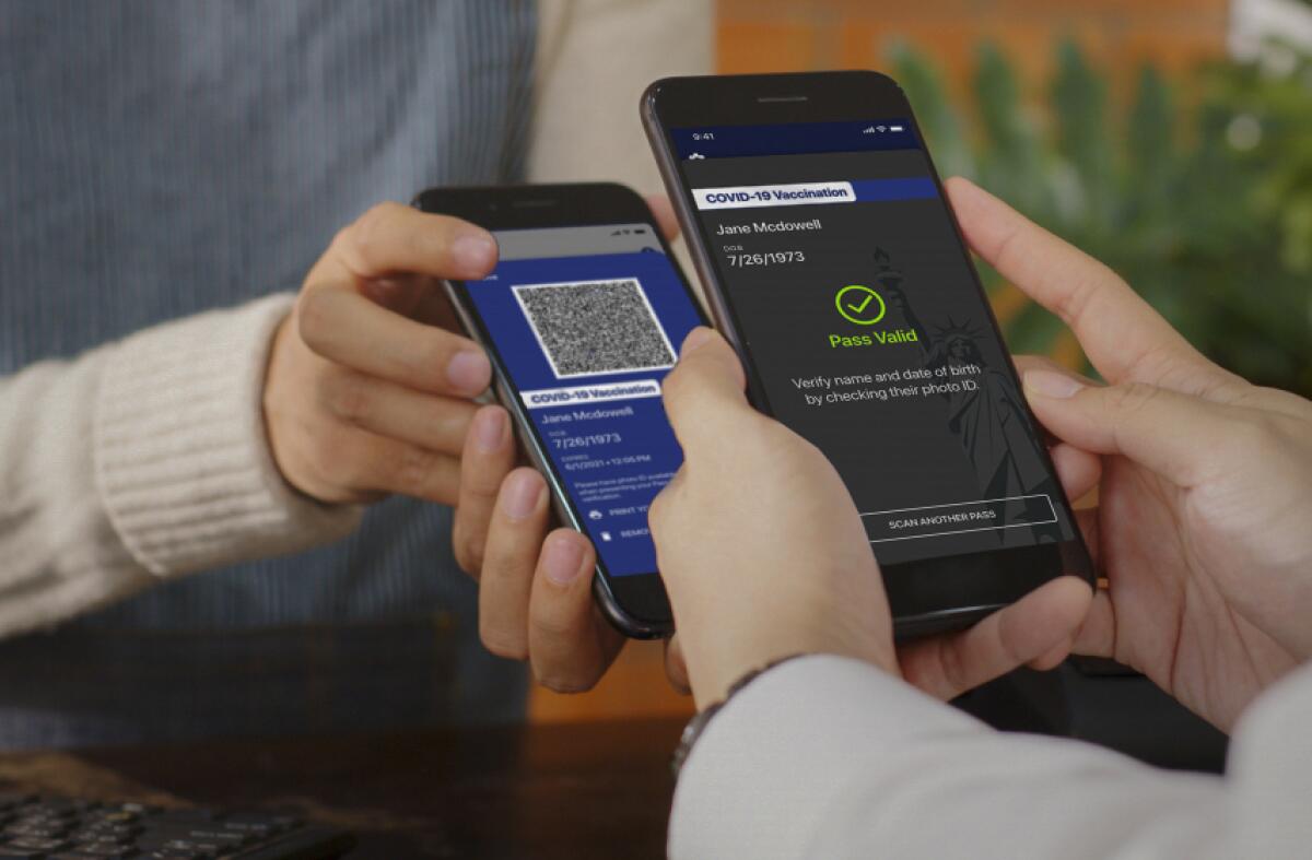 New York's new Excelsior Pass app shows proof of vaccination or a negative COVID-19 test