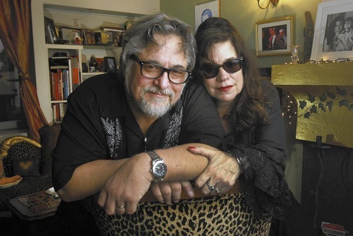 Richard "Dick" Ross and Jane Cantillon in their Los Angeles home on Wednesday, Jan. 22, 2014. The two will perform at Viva Cantina in Burbank on Friday, Jan. 31, starting around 11 p.m.