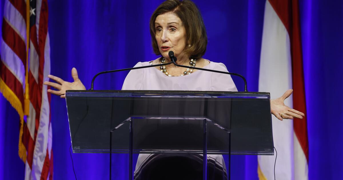 How Nancy Pelosi navigated the withdrawal of President Biden Los