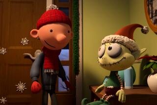 LAT EXCLUSIVE (L-R): Greg (voiced by Wesley Kimmel) and Elfrendo in Disney's Diary of a Wimpy Kid Christmas: Cabin Fever, exclusively on Disney+. © 2023 20th Century Studios. All Rights Reserved.