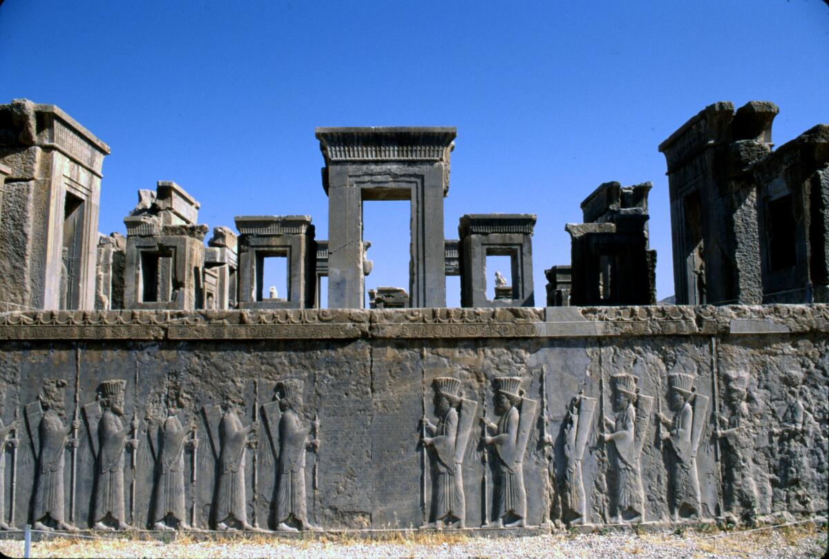 Persepolis, the Persian Empire's seat of power until Alexander the Great arrived in 330 BC