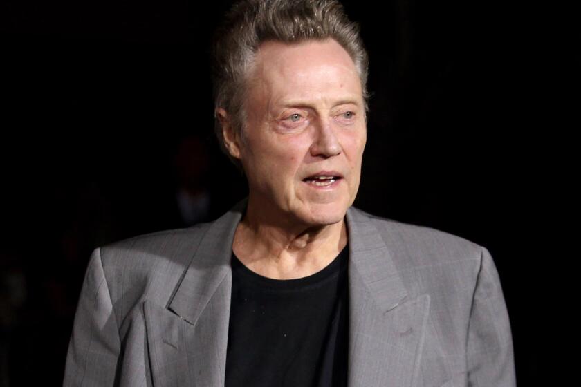 Christopher Walken at the premiere of "Seven Psychopaths" in Los Angeles on Oct. 1, 2012.