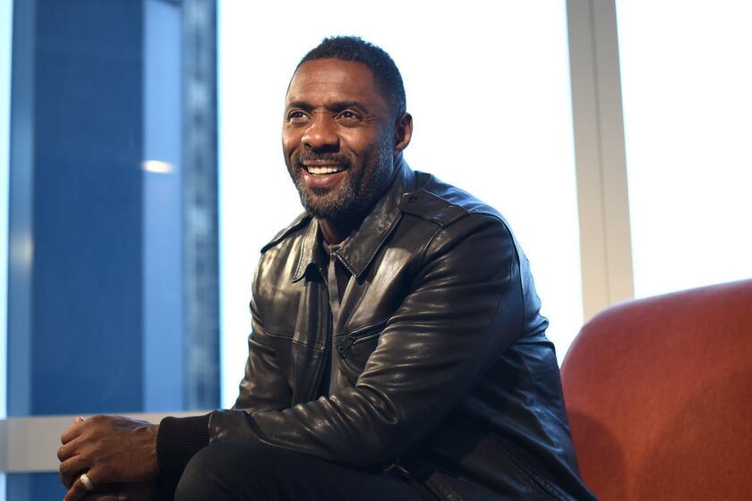 MANHATTAN, NEW YORK, SEPTEMBER 12, 2017 Actor Idris Elba, who stars in The Mountain Between Us, is seen in a room at The Mandarin Oriental Hotel in Manhattan, NY. 9/12/2017 Photo by Jennifer S. Altman/For The Times