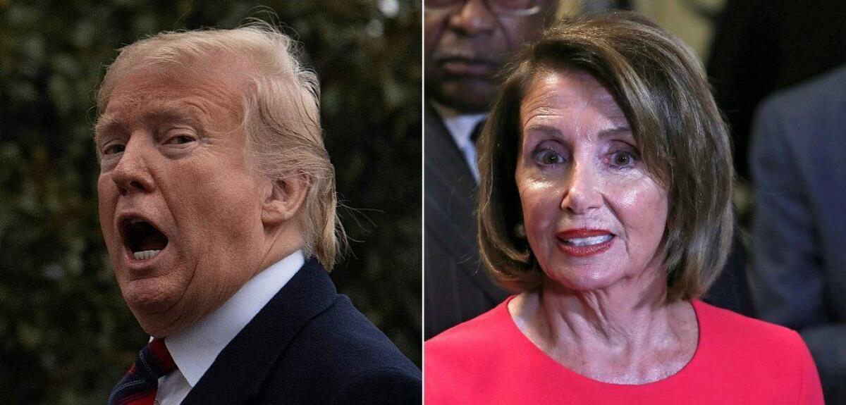 President Trump and House Speaker Nancy Pelosi (D-San Francisco) have both played the blame game with coronavirus.
