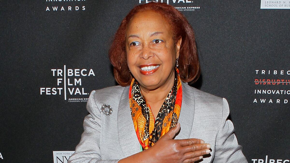 Dr. Patricia Bath attends the Tribeca Disruptive Innovation Awards during the 2012 Tribeca Film Festival at the NYU Paulson Auditorium in New York City.