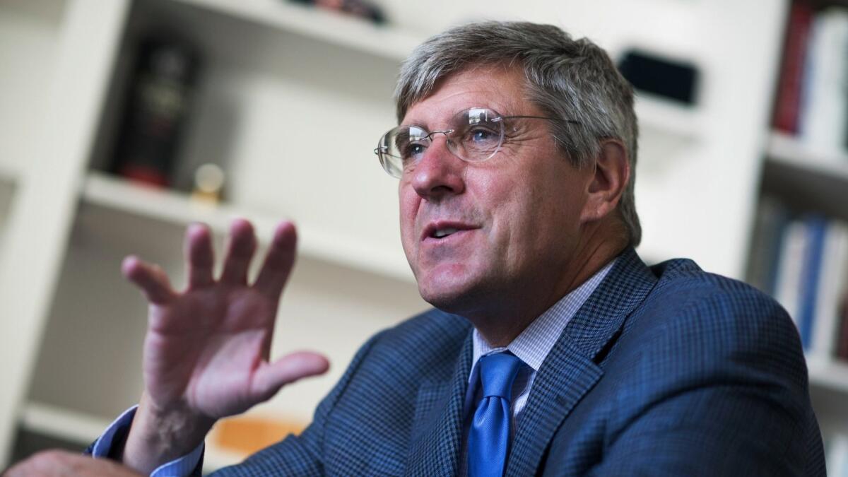 Stephen Moore of the Heritage Foundation is President Trump's pick for a seat on the Federal Reserve Board.