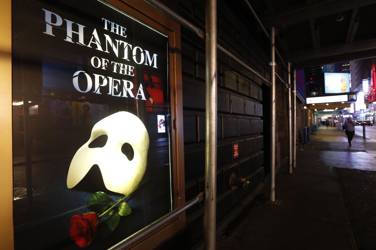 'The Phantom of the Opera' to close on Broadway next year The San