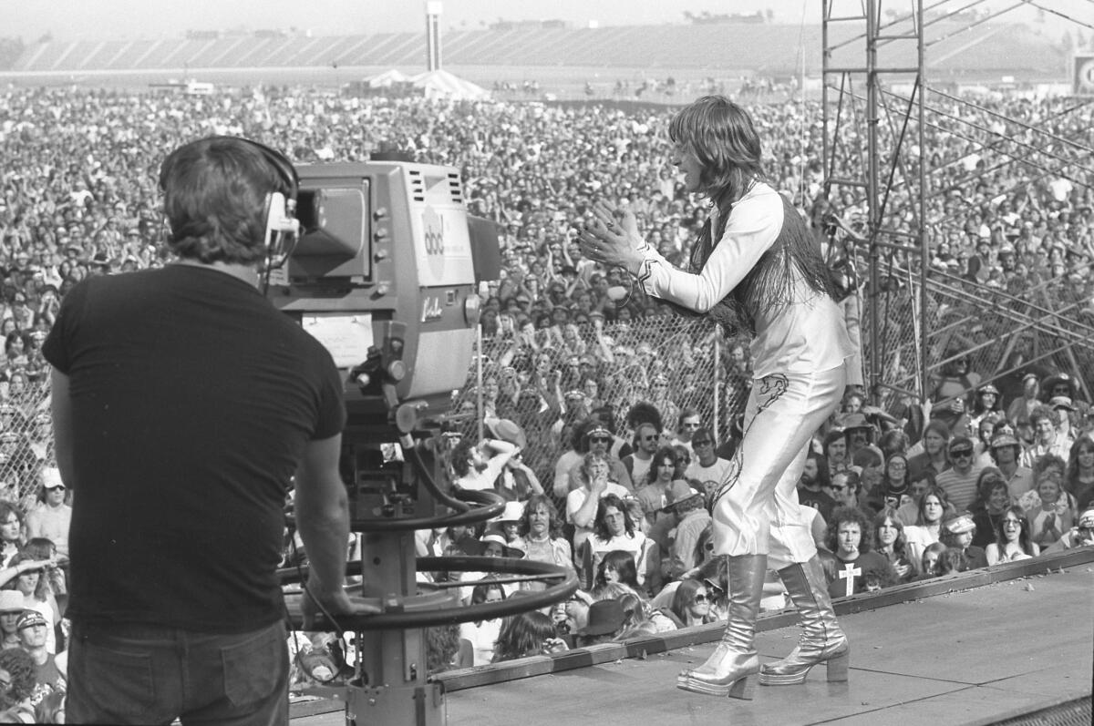 Ozzy Osbourne of Black Sabbath perform 