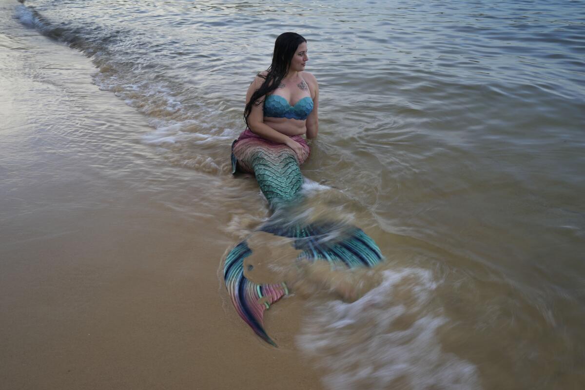 Lauren Metzler, fundadora de la organización Sydney Mermaids (Sirenas de Sydney), 