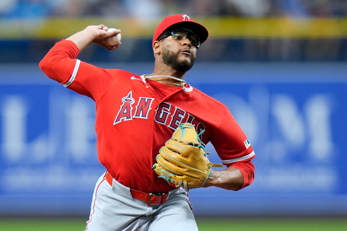 Angel Reyes Pitcher Angels can't overcome two homers from Yandy Díaz in loss to Rays - Los ...