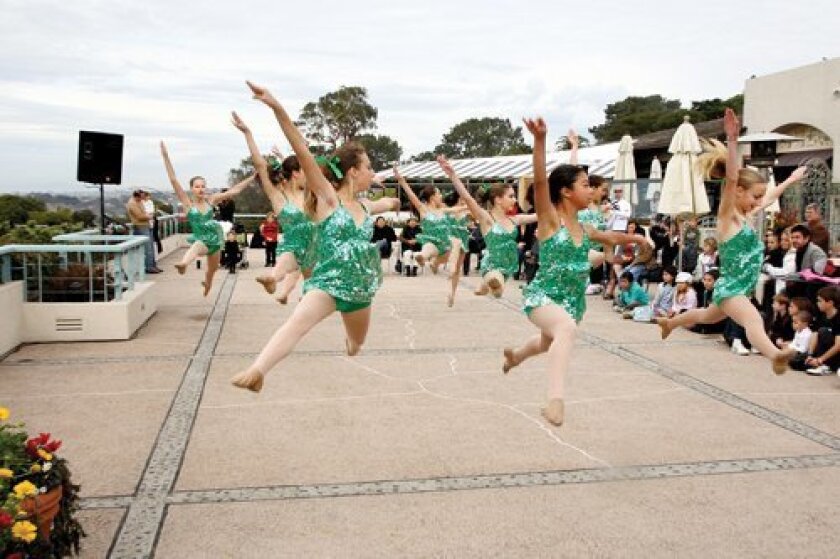 Members of the Royal Dance Academy dance to “Fame.”