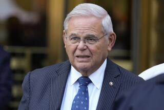 Sen. Bob Menendez leaves federal court, Wednesday, Sept. 27, 2023, in New York. Menendez pled not guilty to federal charges alleging he used his powerful post to secretly advance Egyptian interests and carry out favors for local businessmen in exchange for bribes of cash and gold bars. (AP Photo/Seth Wenig)