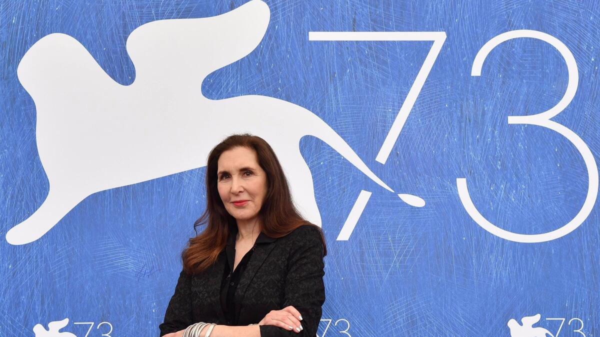 Laurie Simmons at the 73rd Venice International Film Festival in Italy.