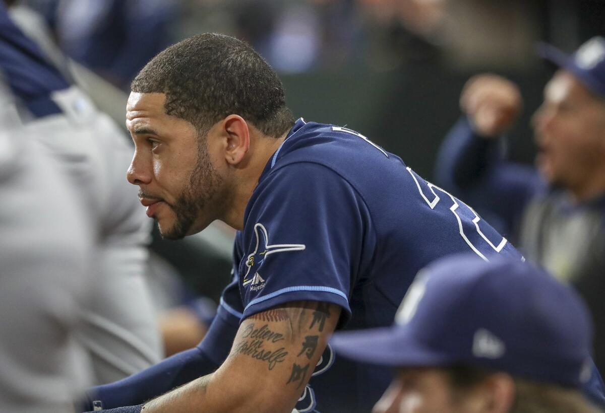 Padres' concerns over Tommy Pham's elbow delay trade's completion - The San  Diego Union-Tribune