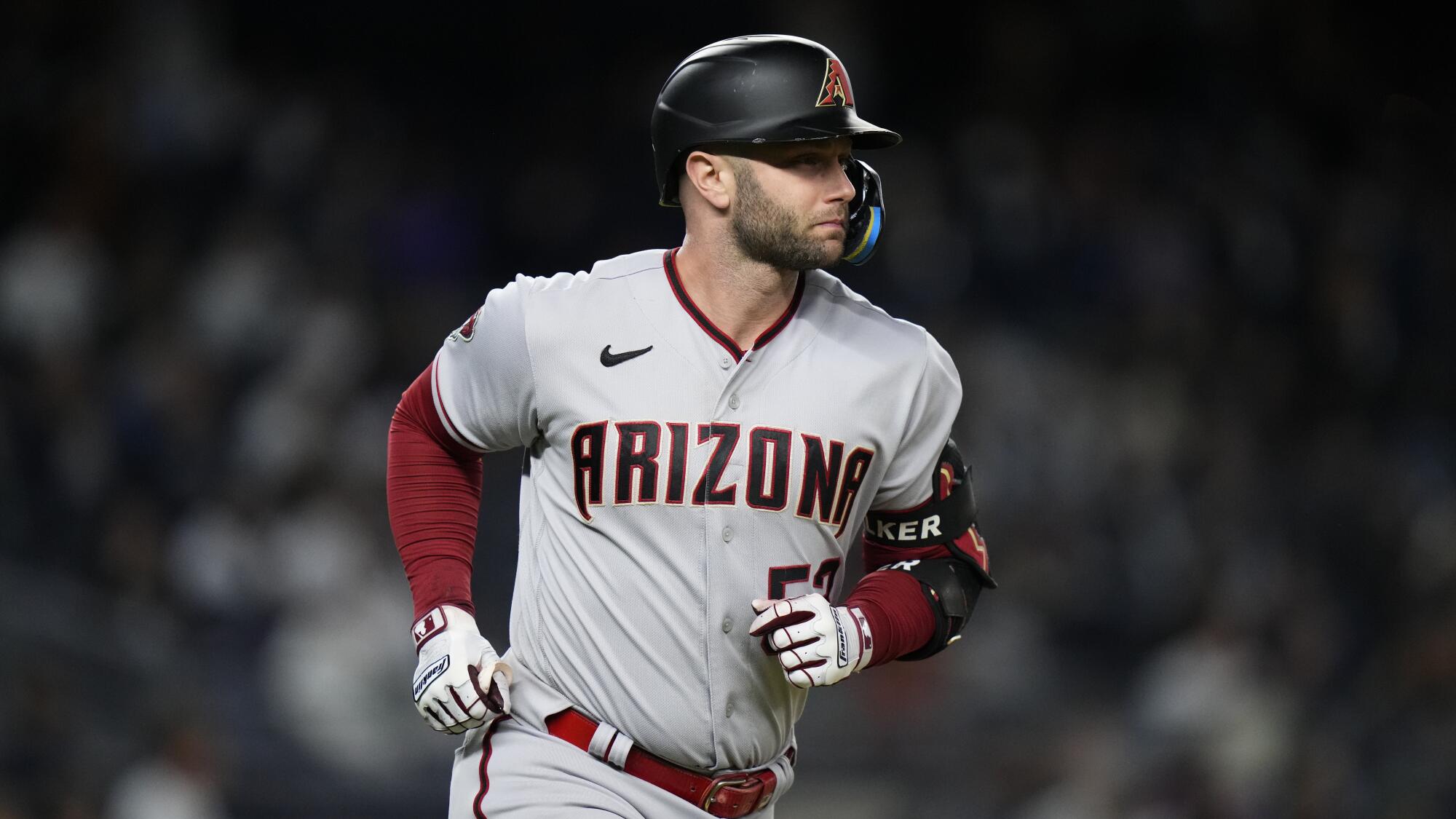 Arizona Diamondbacks'ten Christian Walker, 22 Eylül 2023'te New York'ta New York Yankees'e karşı oynuyor.