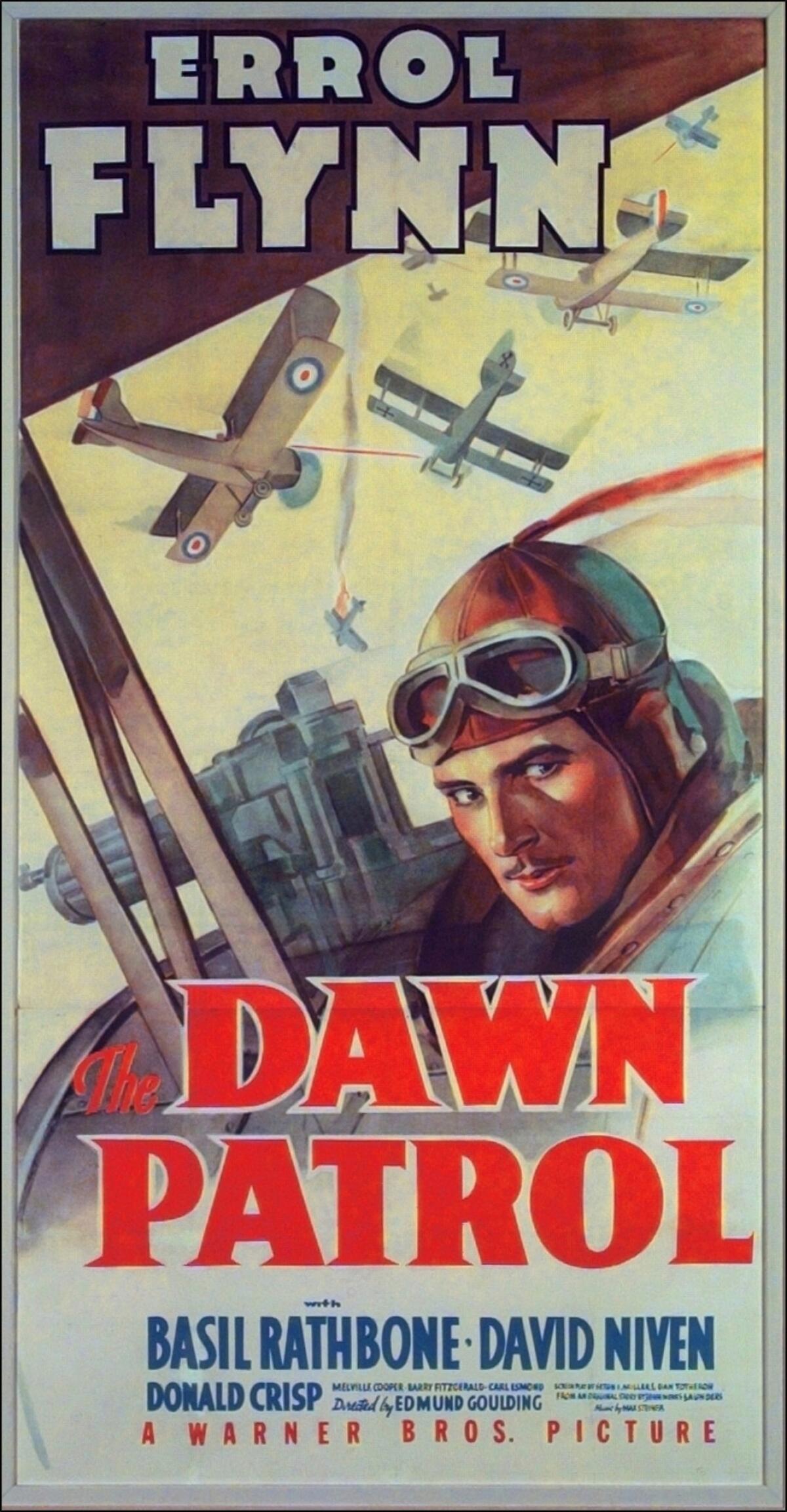 The poster for the 1938 film "The Dawn Patrol."