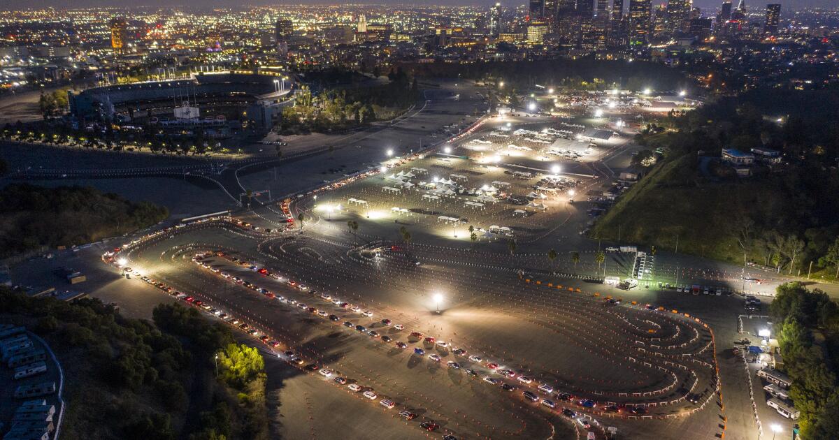 LA's Dodger Stadium Delivered Staggering 7,730 Covid-19 Vaccines Wednesday  – Deadline