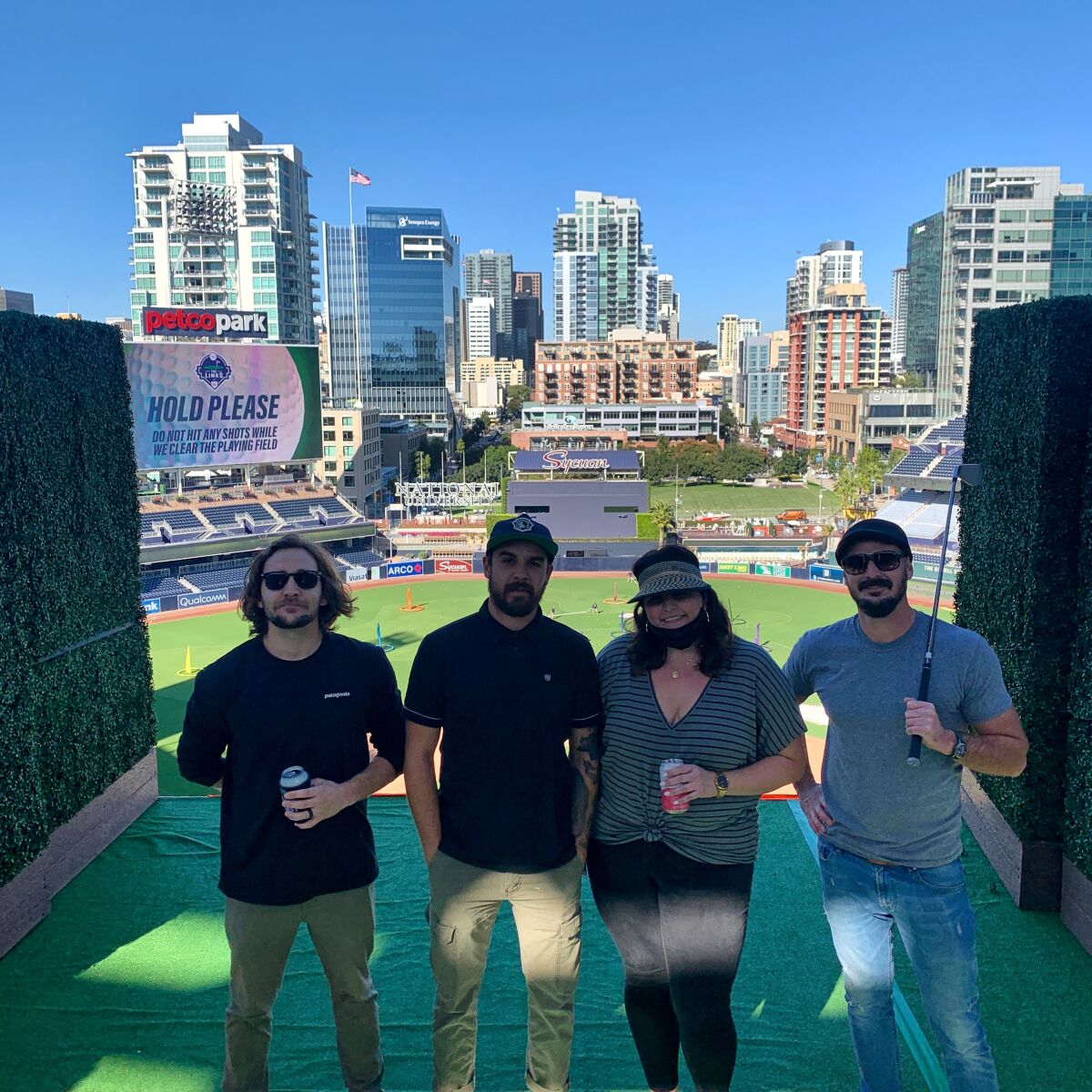 Jennifer Ianni spent a day at Petco with Derek D'Agostini, Mike D'Agostini and Nick D'Agostini for the Links at Petco Park.